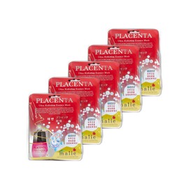 Mali Marie Toner Moisture Flight Attendant Large Capacity Disposable Mask Pack Placenta Essence 10 sheets 5 sets / 마리에 토너 수분 승무원 대용량 일회용 마스크팩 플라센타 에센스 10매 5세트
