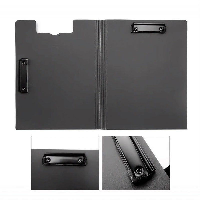 Audiophan Binder A4 Bi-Fold Clipboard Bi-Fold Clip File Double-Sided Double