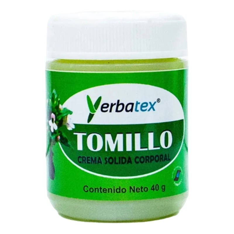 Pack 4 Pomadas De Tomillo Frasco De 40g Hierbas