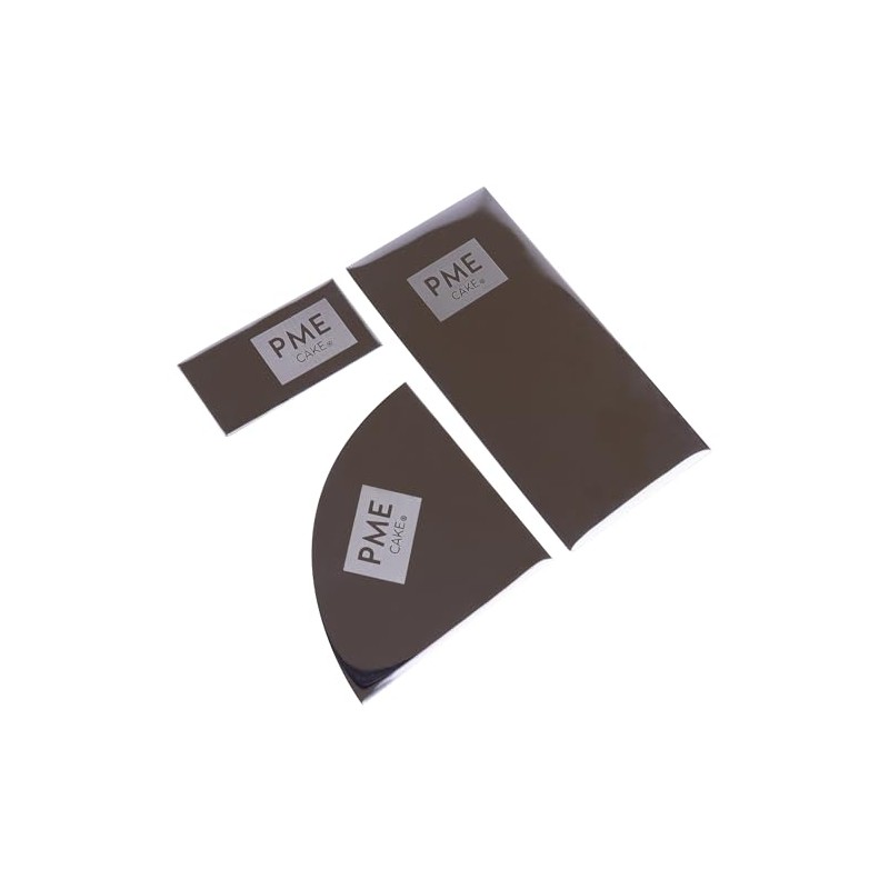 PME SS23 Mini Flexible Icing Side Scrapers, Set of 3,