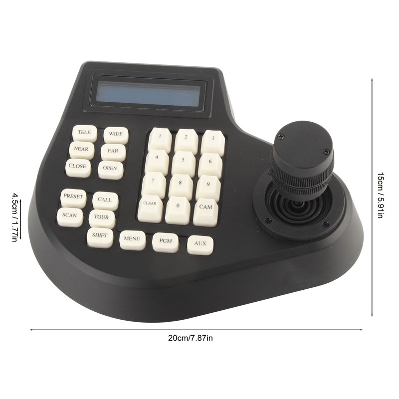 PTZ Pan Tilt Keyboard Controller Analog Coaxial Dome Camera Controller