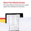 School Smart Flexible Cover Ruled Composition Book, 8-1/2 x 7