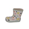 KOEL Barefoot Wellie Bare Wellington Boots, Multi White Flowers, Size: