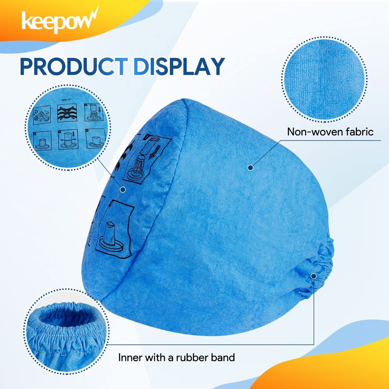 KEEPOW VRC2 Cloth Filter Compatible with Vacmaster 1.5 to 3.2