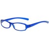 Calabria 8034 Designer Reading Glasses +1.25 Blue Women Spring Hinged
