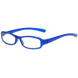 Calabria 8034 Designer Reading Glasses +1.25 Blue Women Spring Hinged Readers Distortion Free Lightweight Durable