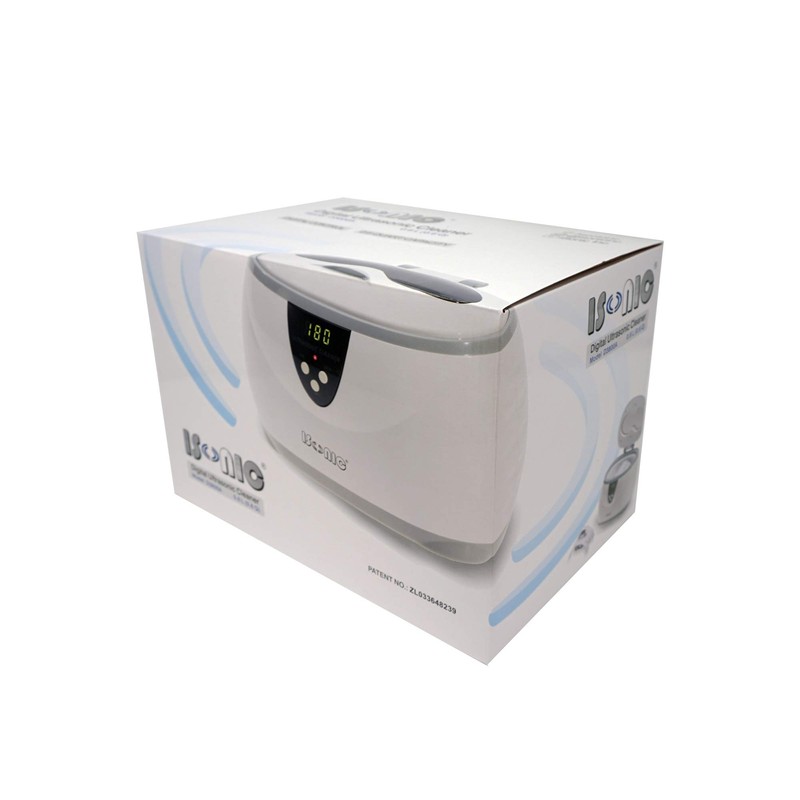 iSonic® Ultrasonic Jewelry Cleaner D3800A with Cleaning Solution Concentrate CSGJ01,