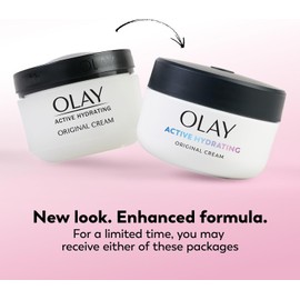 OLAY - Crema Hidratante Facial Activa 56 ml – Hidratación Profunda por 48 Horas, Fórmula No Grasosa, Para Todo Tipo de Piel