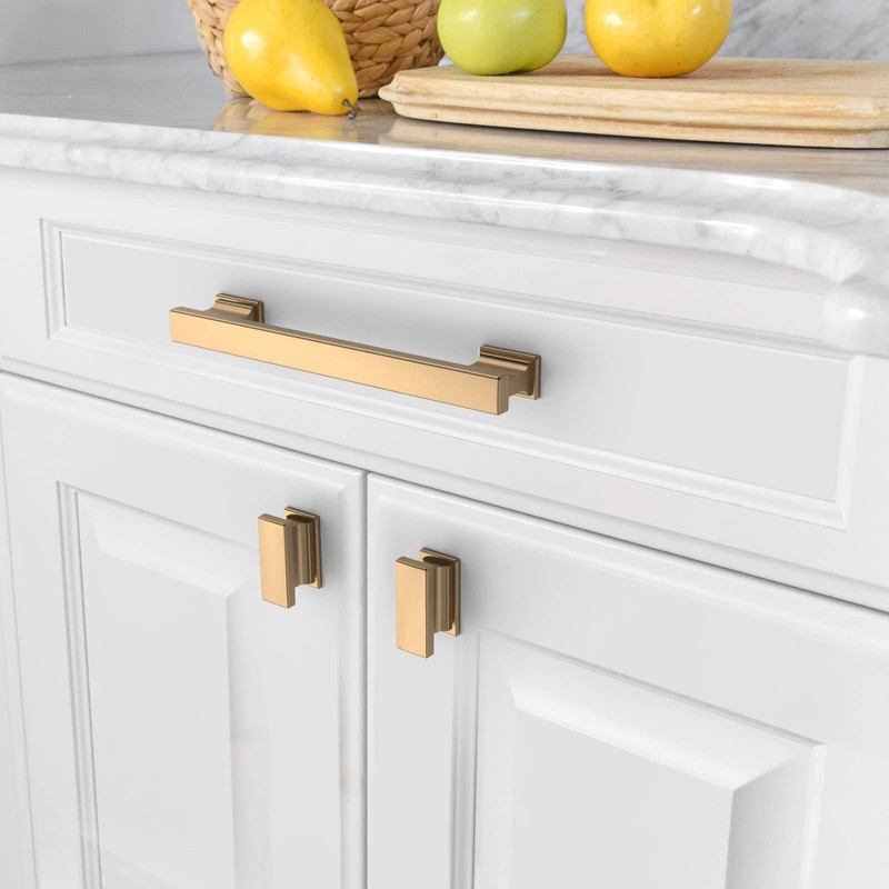 Asidrama 10 Pack 5 Inch(128mm) Hole Centers Champagne Bronze Kitchen