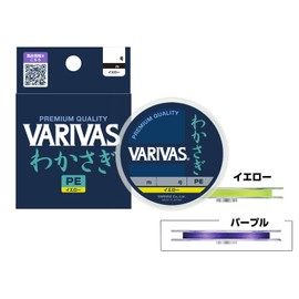 VARIVAS Wakakagi PE, 22.6 ft (60 m), Purple, No. 0.175