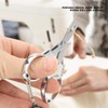 Folding Scissors, Stainless Steel Pocket Travel Folding Scissors Anti-Rust Folding