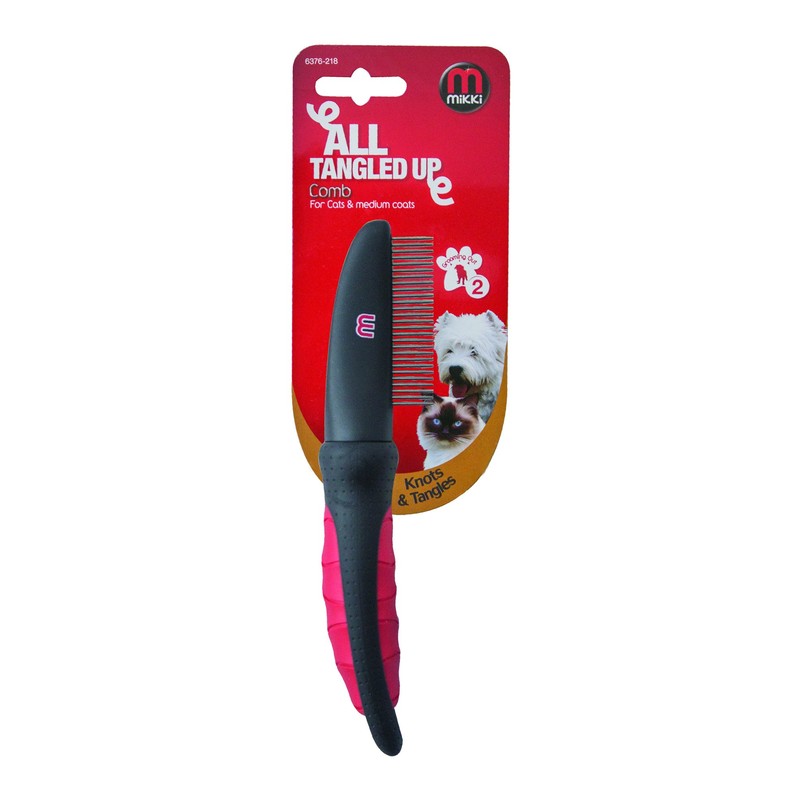 Mikki Dog, Cat Grooming Comb - Matt and Tangle Remover-