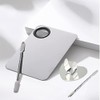 2 Piece Stainless Steel Makeup Palette Scraper for Foundation Makeup