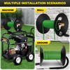 High Pressure Washer Hose Reel 100ft, 3/8" NPT with Swivel