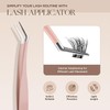 LASHVIEW Lash Extension Clusters Natural Look 70144 Lash bond and