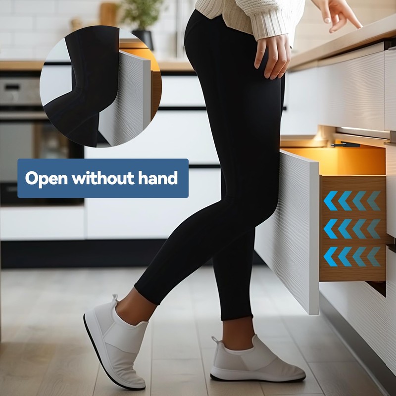 Magnetic Push Locks without Nail Installation Tonitrui Push to Open