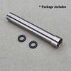 Brushed Nickel Shower Arm Extension, Female to Male 1/2 Inch