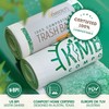KC’s 3-Gallon Compostable Trash Bags with Drawstring – 100 Count