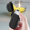 Outdoor Double Arc Electric Lighter Portable Waterproof Flashlight Lighter Charging