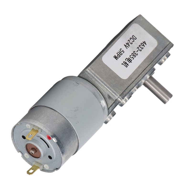 DC24V 5RPM Speed Reduction Motor 4632‑385 Worm Gear Self Locking