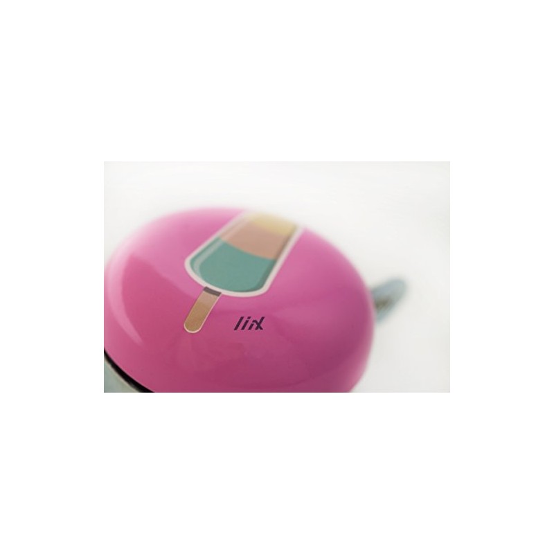 Liix Kids' Mini Ding Dong Ice Lolly Cycling Bell, Pink,