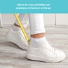 Homecraft 48223 Plastic Shoehorn, Easy-Hold Curved Handle, Smooth Plastic is
