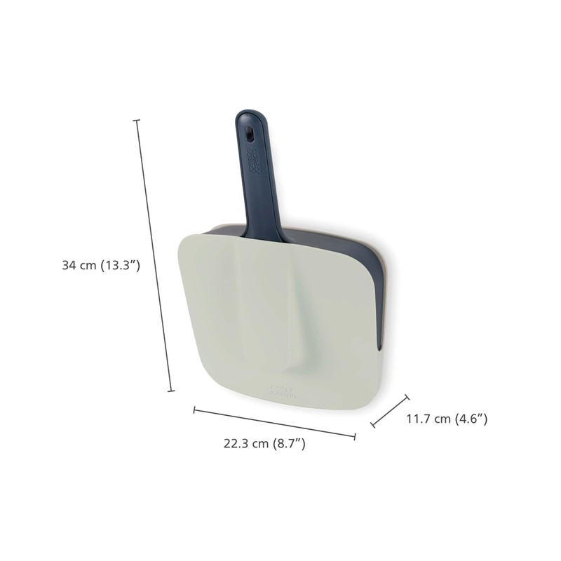 Joseph Joseph CleanStore Wall Mounted Dustpan and Brush Set for