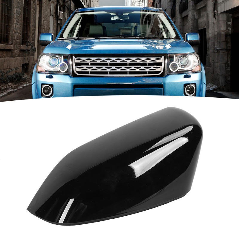 Rearview Mirror Cap Glossy Black Protective Wing Mirror Cover Cap