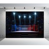 Loccor 7x5ft Fabric Boxing Ring Backdrop Boxing Ring Backdrop Stadium