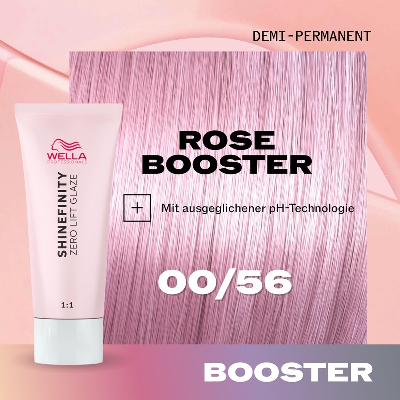 Wella Professionals Shinefinity Glaze - 00/56 Rose Booster (60ml)