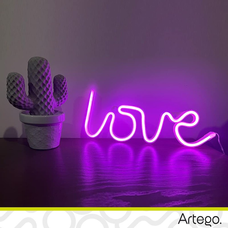 Letrero Luminoso LED Neon Amor *Varios Modelos* Para Toda Ocasión