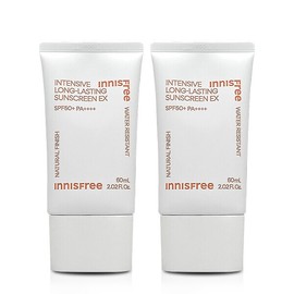 Innisfree Intensive Long-Lasting Sunscreen EX 60mlX2 / 이니스프리 인텐시브 롱래스팅 선스크린 EX 60mlX2개