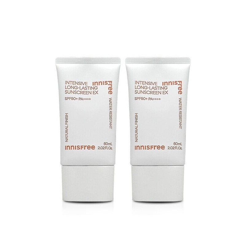 Innisfree Intensive Long-Lasting Sunscreen EX 60mlX2 / 이니스프리 인텐시브 롱래스팅