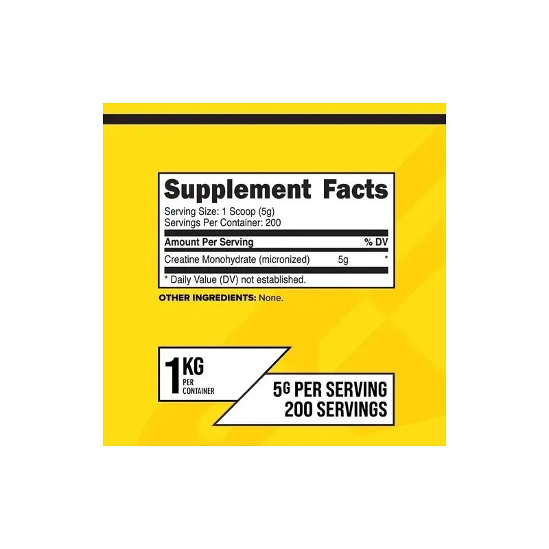 Primaforce Creatine Monohydrate Micronized 1 Kg 200 Servs