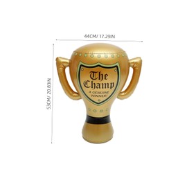 Outanaya Inflatable Toys Golden Trophy Toy Golden Award Inflatable Rewards Trophy Inflatable Trophy for Kids Inflatable Trophy Cup Inflatable Trophy Toys Trophies Child Sports Prize
