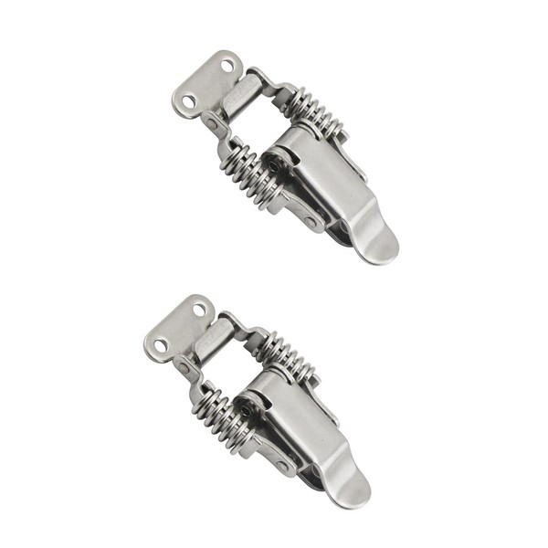 2PCS Stainless Steel Tension Clasp, 58mm Spring Loaded Toggle Latch,