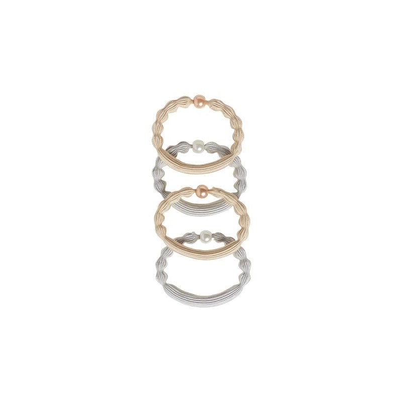 GOODY FOREVER ELASTICS 6MM 10CT BLONDE SILVER