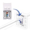 LEENUE RJ45 Socket Cat6, Single Ethernet Wall Socket, RJ45 Network