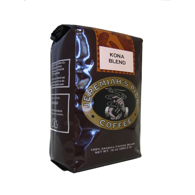 Kona Blend - Whole Beans - 10oz, Caffeinated