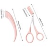 MSQ Eyebrow Scissors Set 1 Piece Eyebrow Scissors Trimmer +