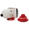 Enesco Peanuts Ceramics Snoopy Face Sculpted Canister Cookie Jar, 10.24