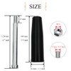 Revolving Handles Knob Handwheel M12 x 120mm Male Threaded Stem