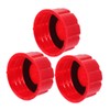 CHICAMPERA Pack of 3 Petrol Can Caps Coarse Thread Petrol