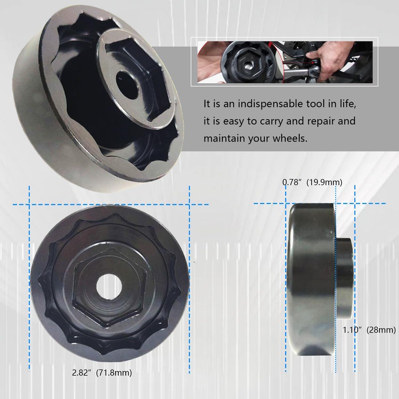 Wheel Nut Socket for Ducati, 30mm 50mm Front Rear Wheel