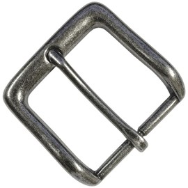 Replacement Belt Buckle fits 1-1/2"(38mm) wide Belt Strap - Multi-Style Options, 34 / A399_antique Silver, 1-1/2"
