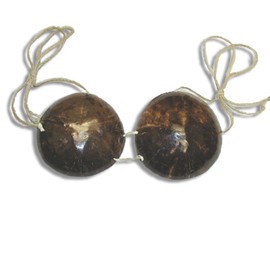 Real Coconut Shell Bra - Hula Bikini Top