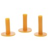 LL-Golf ® Set of 3 golf rubber range tees/rubber tees