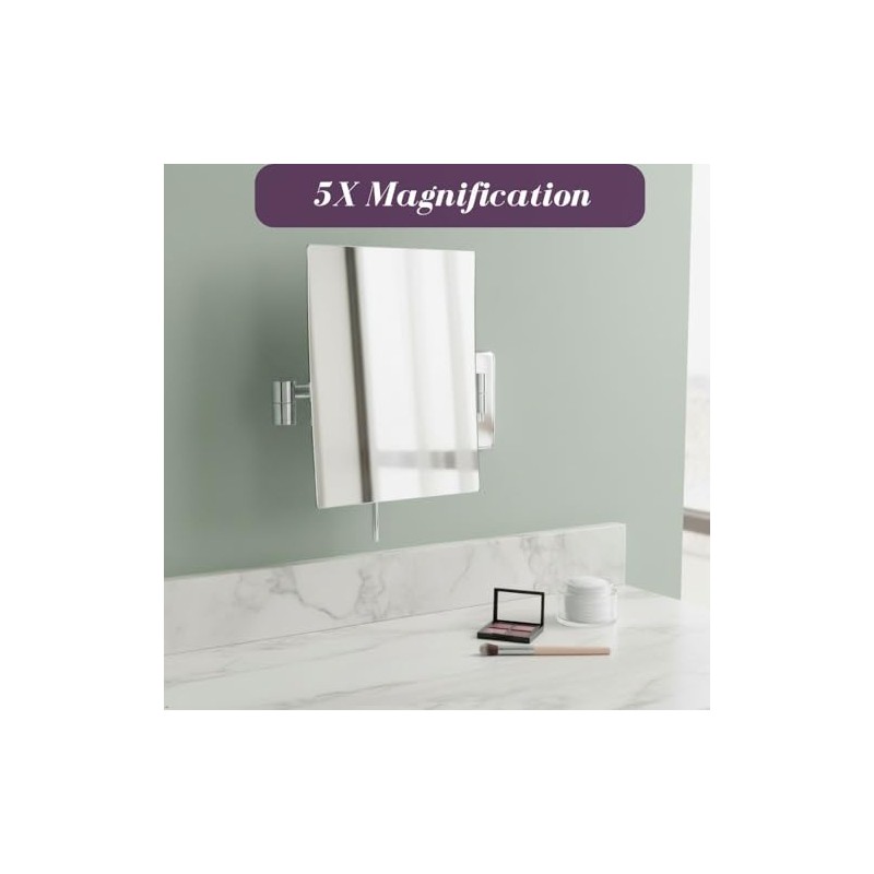 Jerdon Jrtjrt695 Espejo Rectangular para Maquillaje de 16.5 cm Por