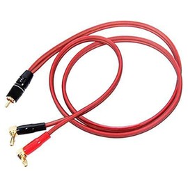 ZDSFSD Banana Plug to Speaker Cable,Speaker Wire Male to Banana Plugs(2Banana) 4N OFC HiFi Speaker Wire 2M