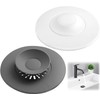 Zykra 2 Tapones de desagüe universales de Silicona, 11,5 cm